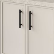 Puerto Cabinet Pull | Matt Black | CTC 160mm gallery detail image