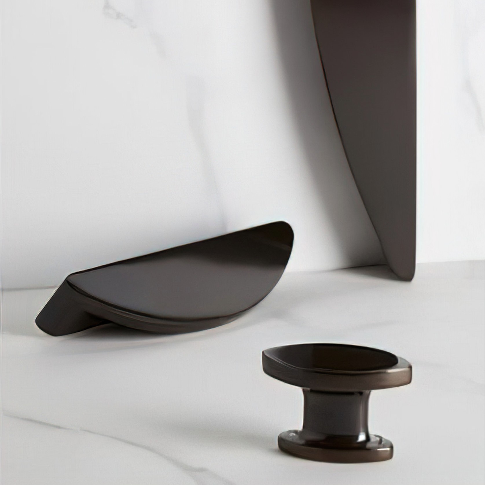 Armac Martin - Snowdrift Cabinet Knob gallery detail image