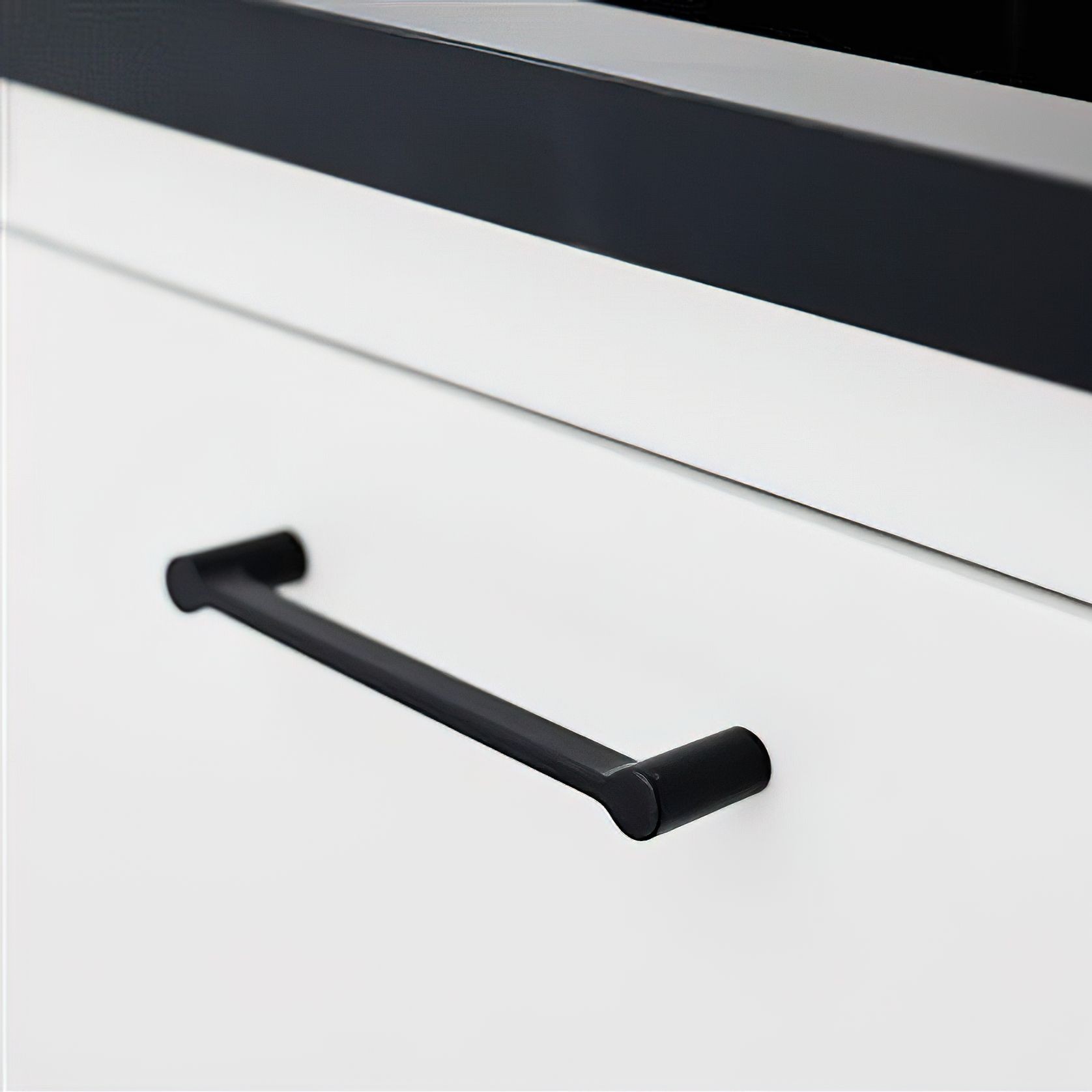 Furnipart Scope Matt Black Aluminium 160mm gallery detail image