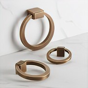Armac Martin - Oblique Ring Cabinet Handle/Drawer Pull gallery detail image