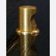 HB2260 Brass Knob for Brass D Pull Handles or Cabinetry gallery detail image
