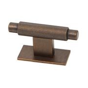 Momo Arpa Cabinet T Knob and Backplate 70mm gallery detail image