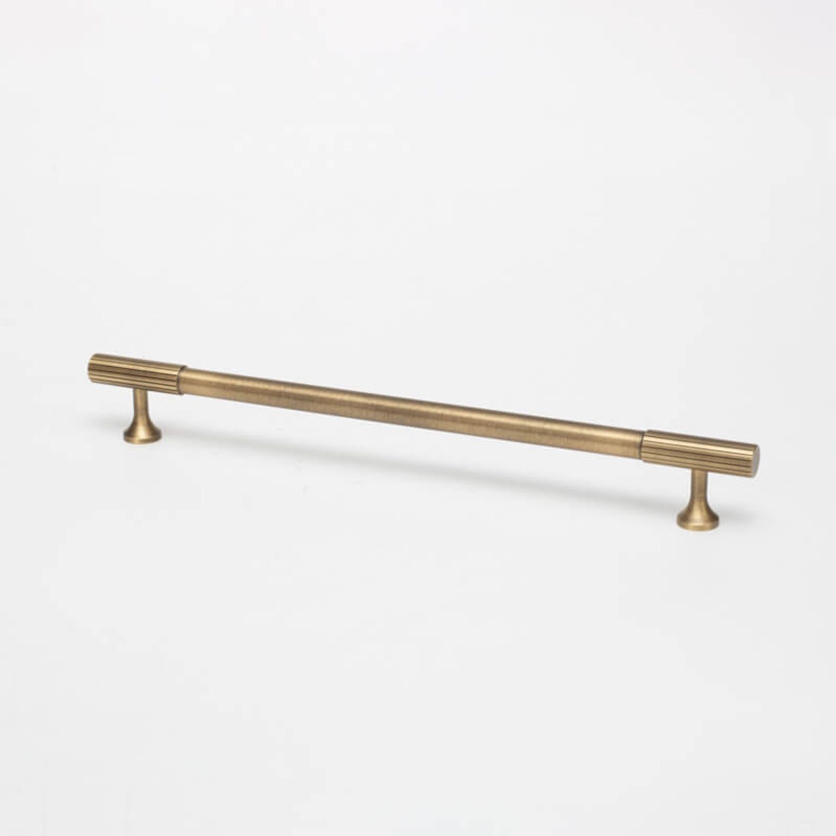 KT&CO Kitchen cabinet handles antique aged brass Rose Bay gallery detail image