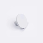 White Round Profile Cabinet Knob - Olivia gallery detail image