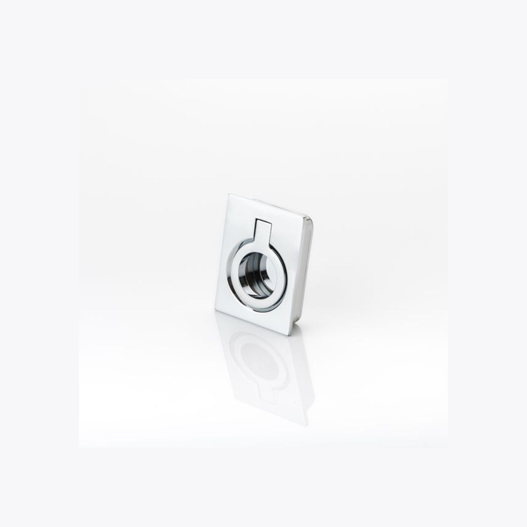Joseph Giles - Falmouth Ii Solid Brass Rectangular Recessed Ring Pull gallery detail image