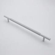 White Knurled Drawer Pull - Charmian gallery detail image