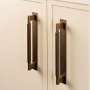Momo Arpa Cabinet D Handle and Backplate gallery detail image