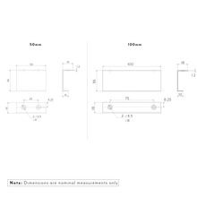 Rappana Cabinetry Pull Extended 100mm gallery detail image