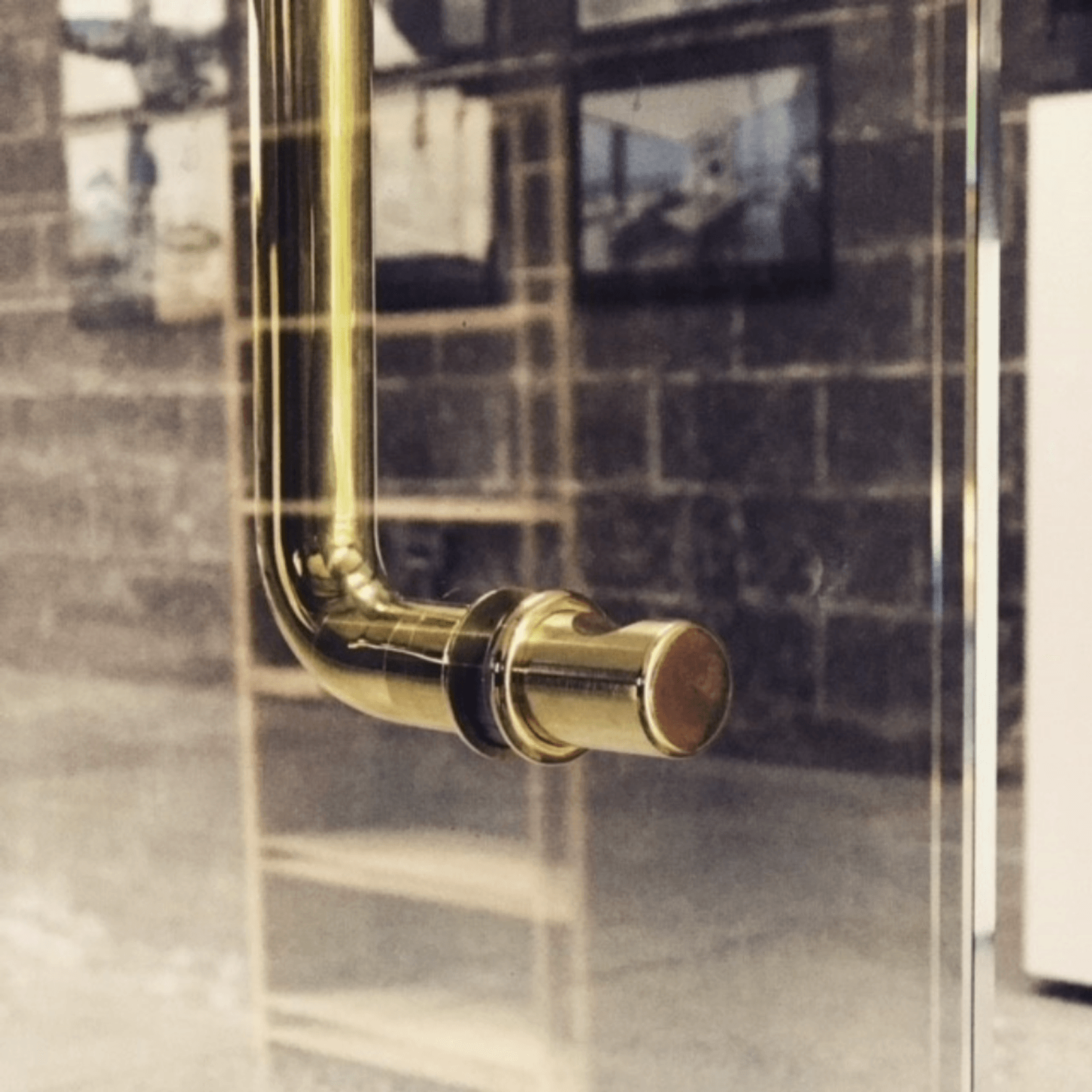 HB2260 Brass Knob for Brass D Pull Handles or Cabinetry gallery detail image