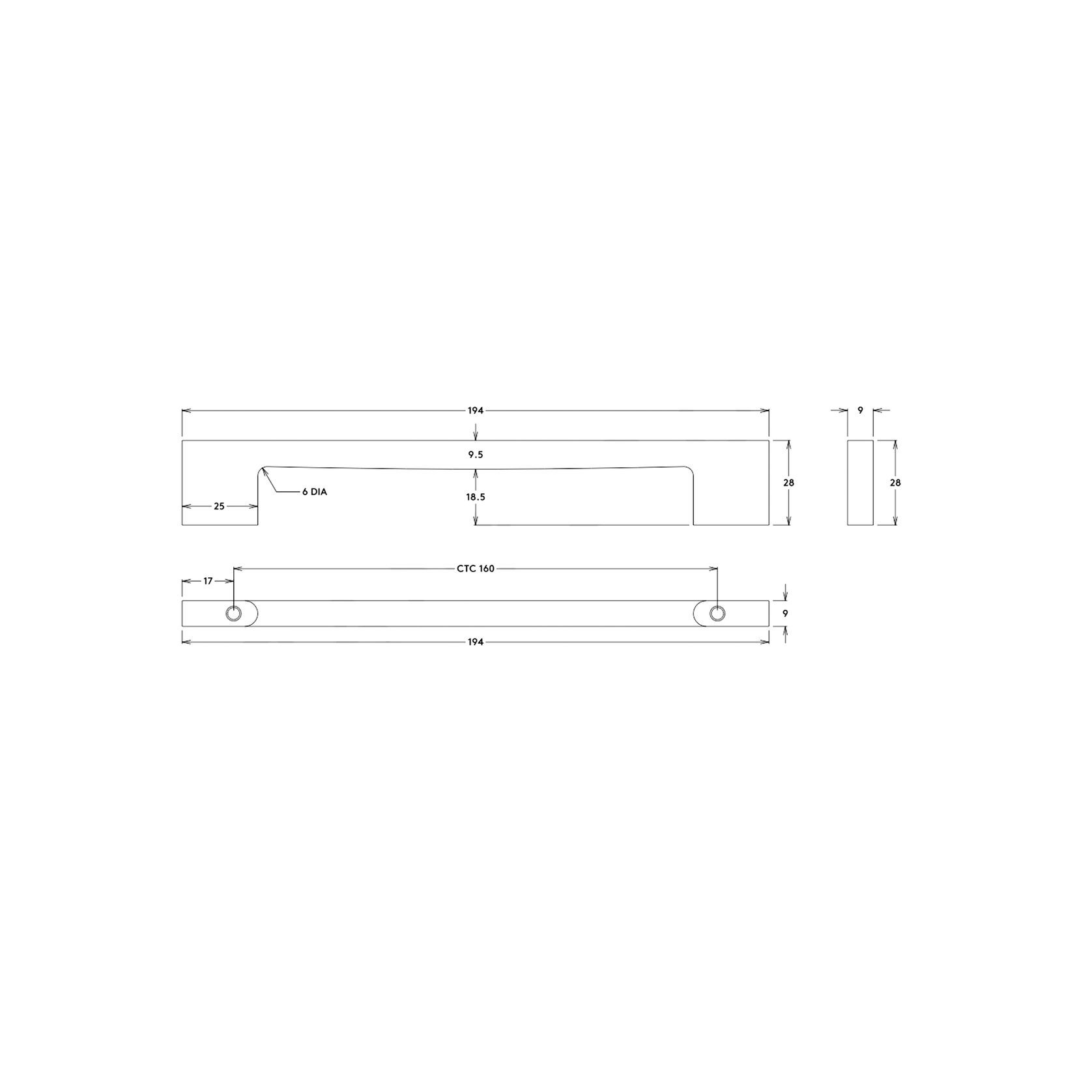 Iver Cali Cabinet Pull Handle gallery detail image