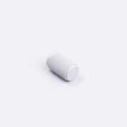 White Knurled Cabinet Knob - Helena gallery detail image