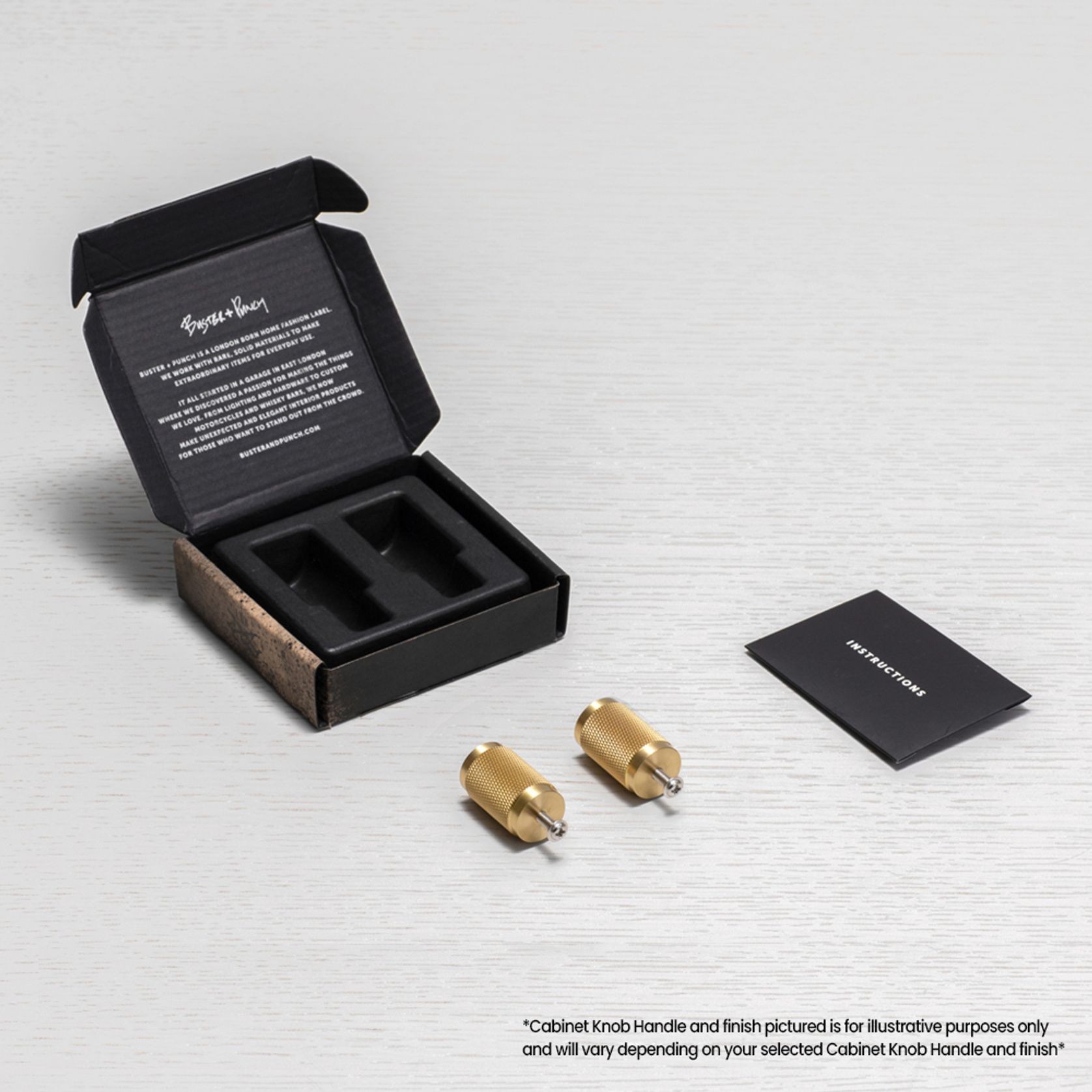 Buster and Punch Cabinet Knurled Furniture Knob gallery detail image