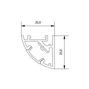 Angle Andy 25 Linear LED Light gallery detail image