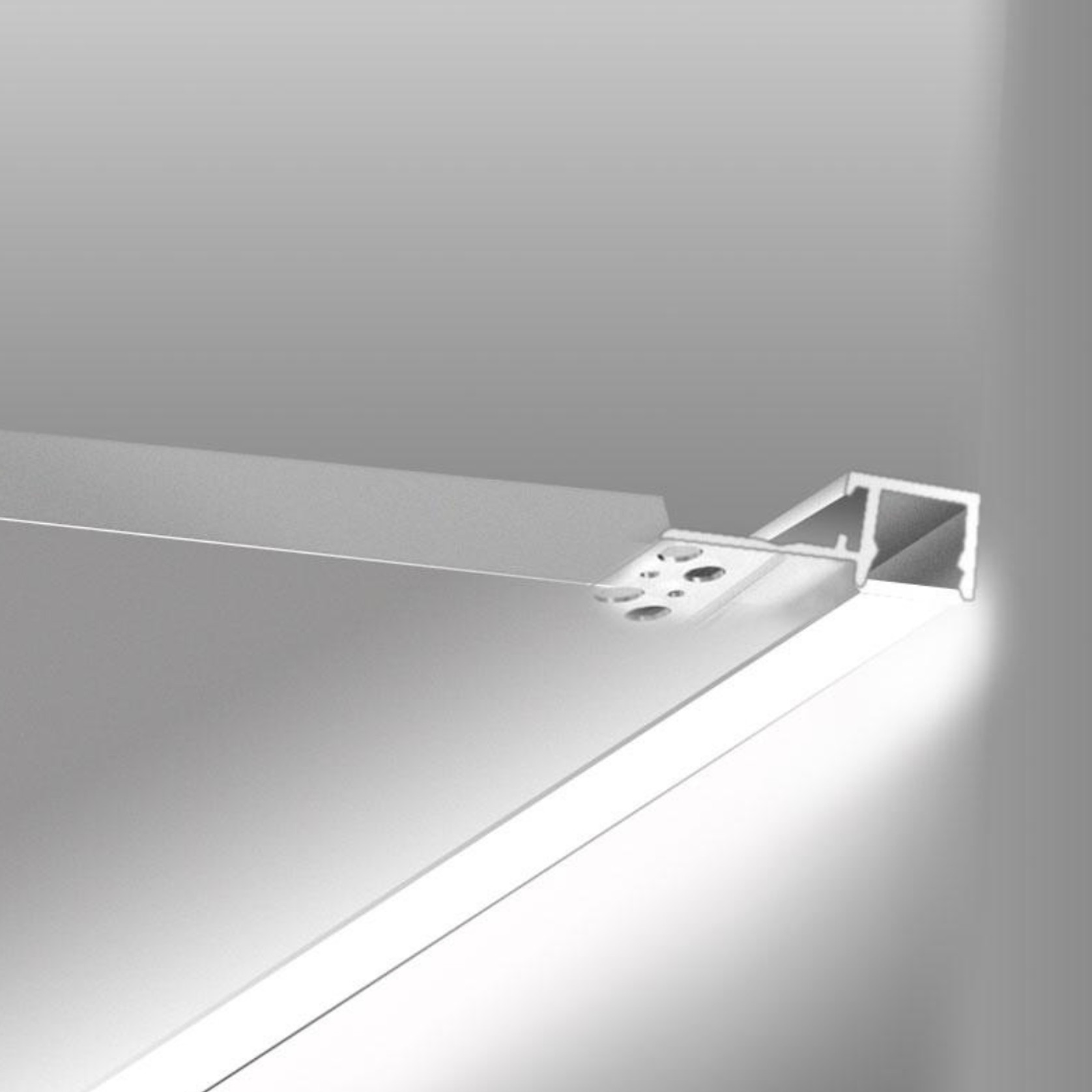 Ceiling Shadow Gap Trimless Extrusion gallery detail image