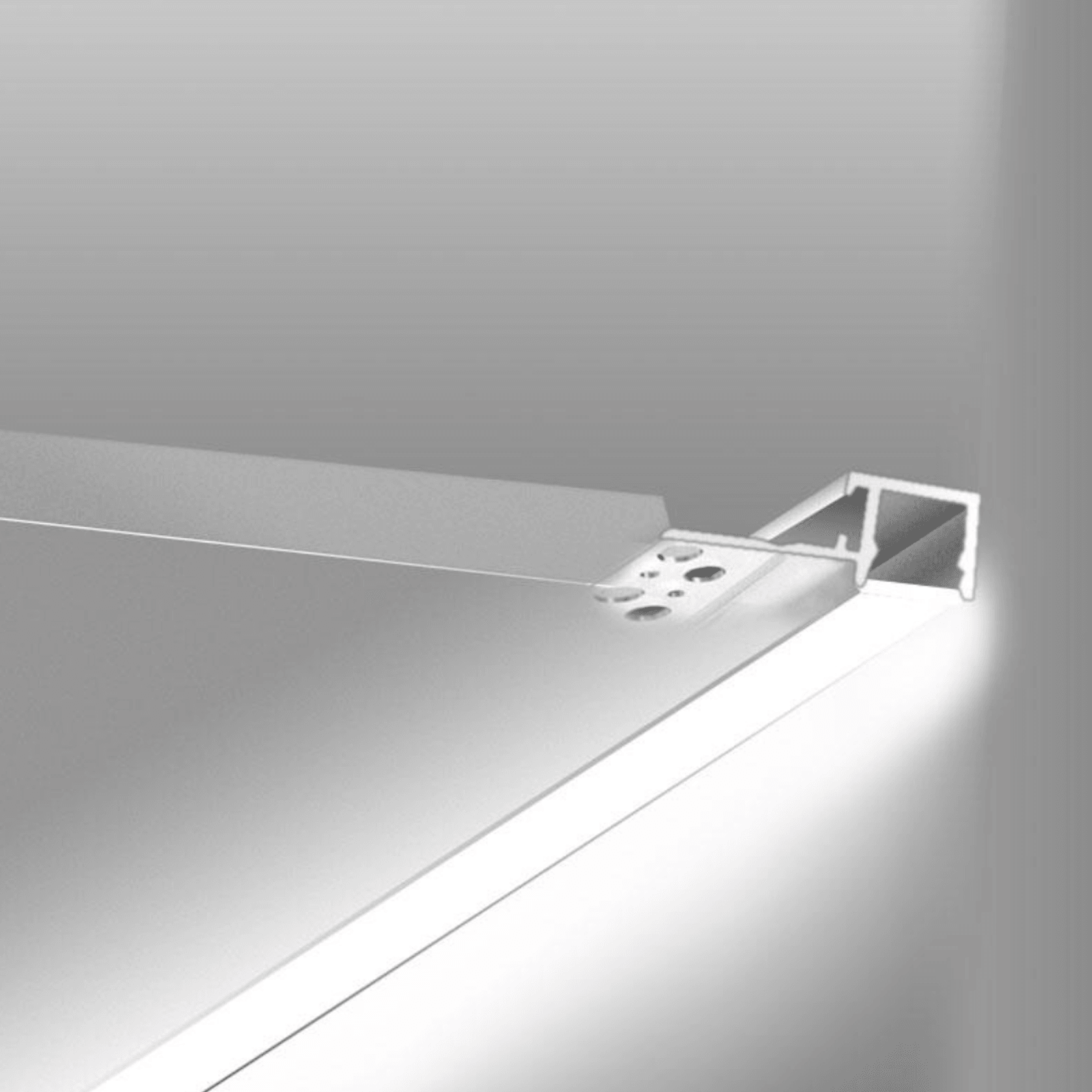 Ceiling Shadow Gap Trimless Extrusion gallery detail image