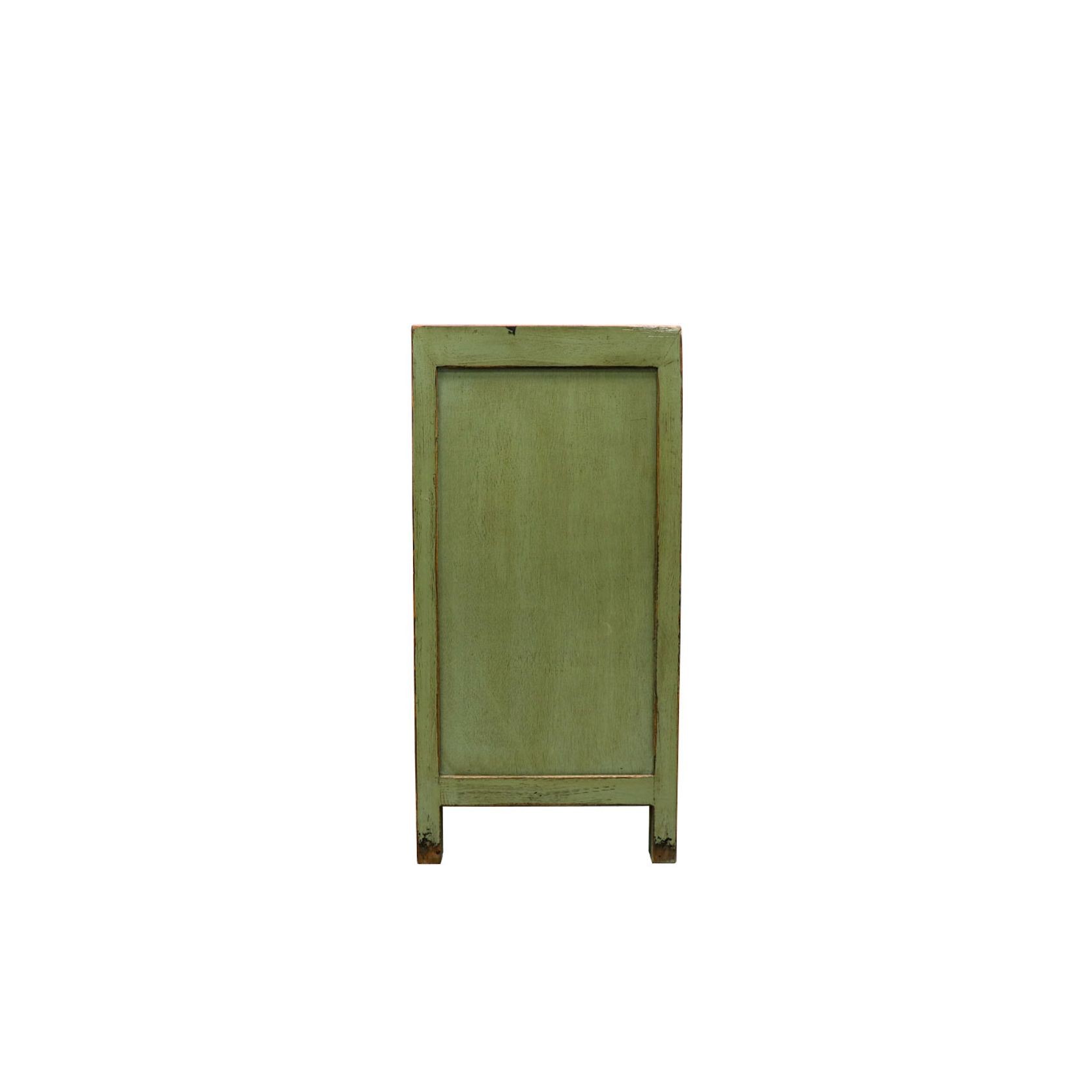Oriental Painted 4 Door Sideboard - Vintage Green gallery detail image