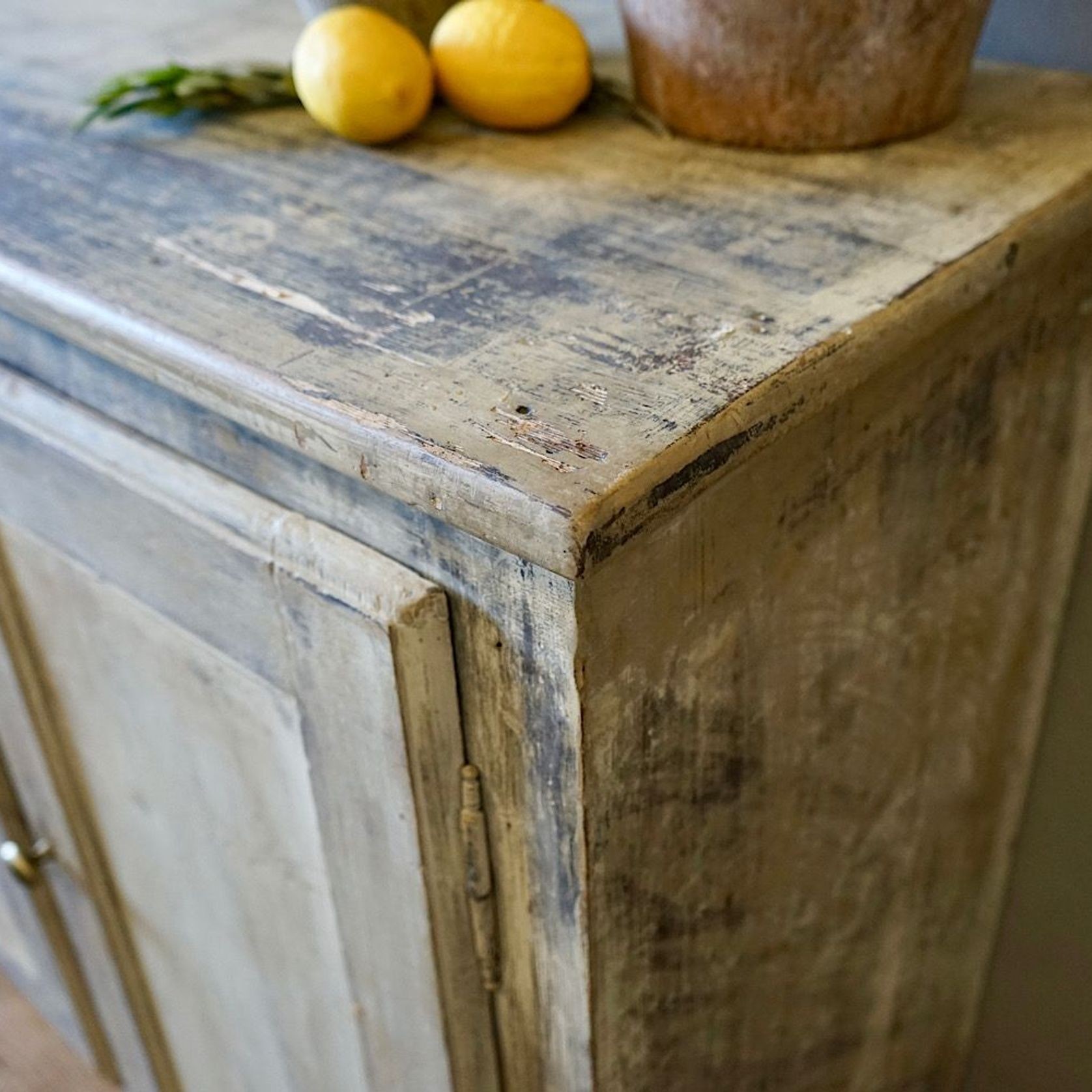 Italian Antique Painted Country Sidebaord gallery detail image