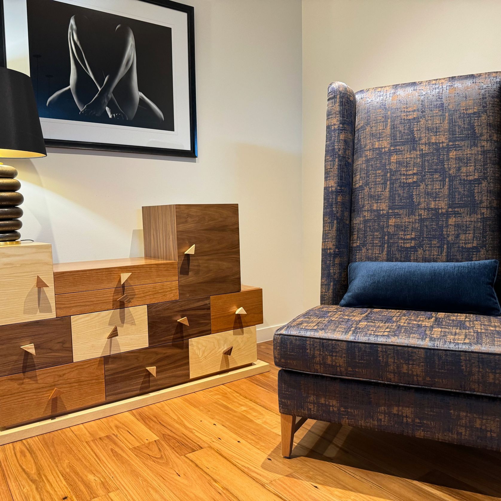 Mid Century Modern Stepped Drawer gallery detail image