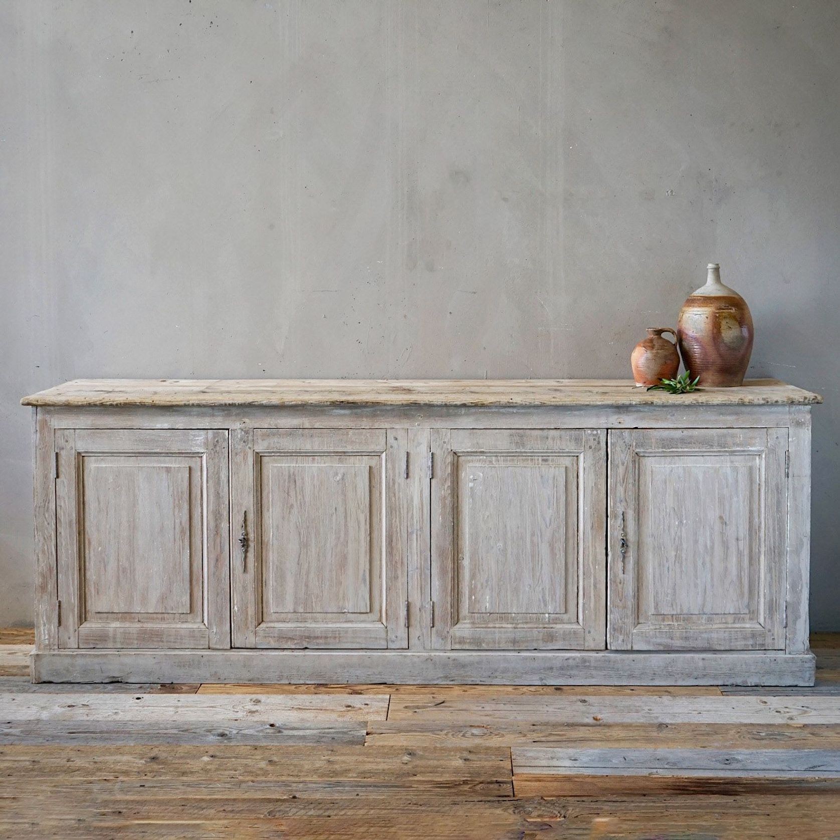 French Antique Provincial Painted Sideboard gallery detail image