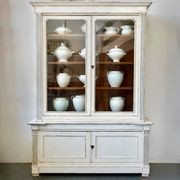 Antique French Painted Display Cupboard gallery detail image