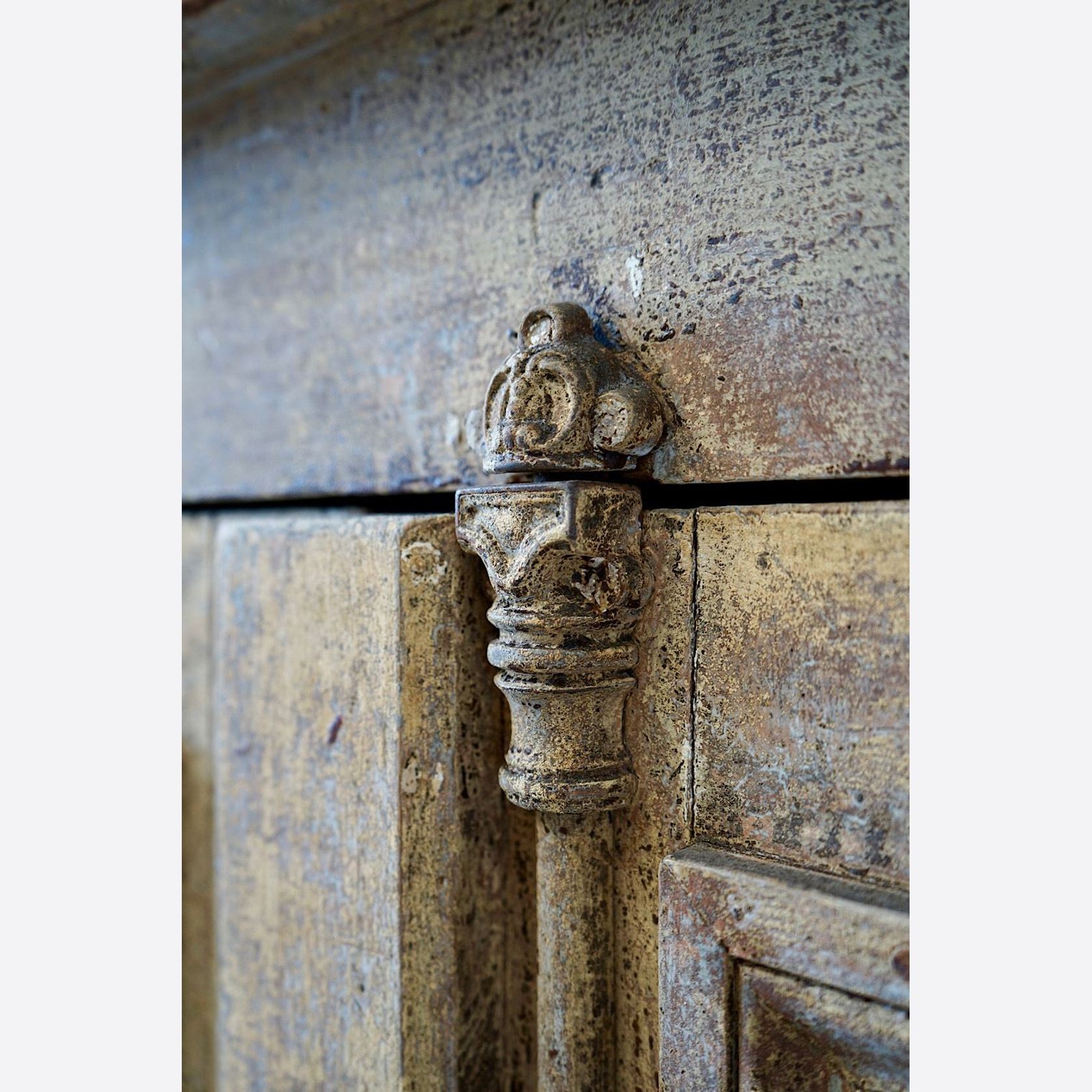 Antique French Provincial Painted Sideboard gallery detail image