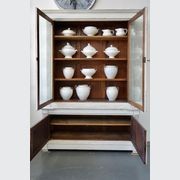 Antique French Painted Display Cupboard gallery detail image