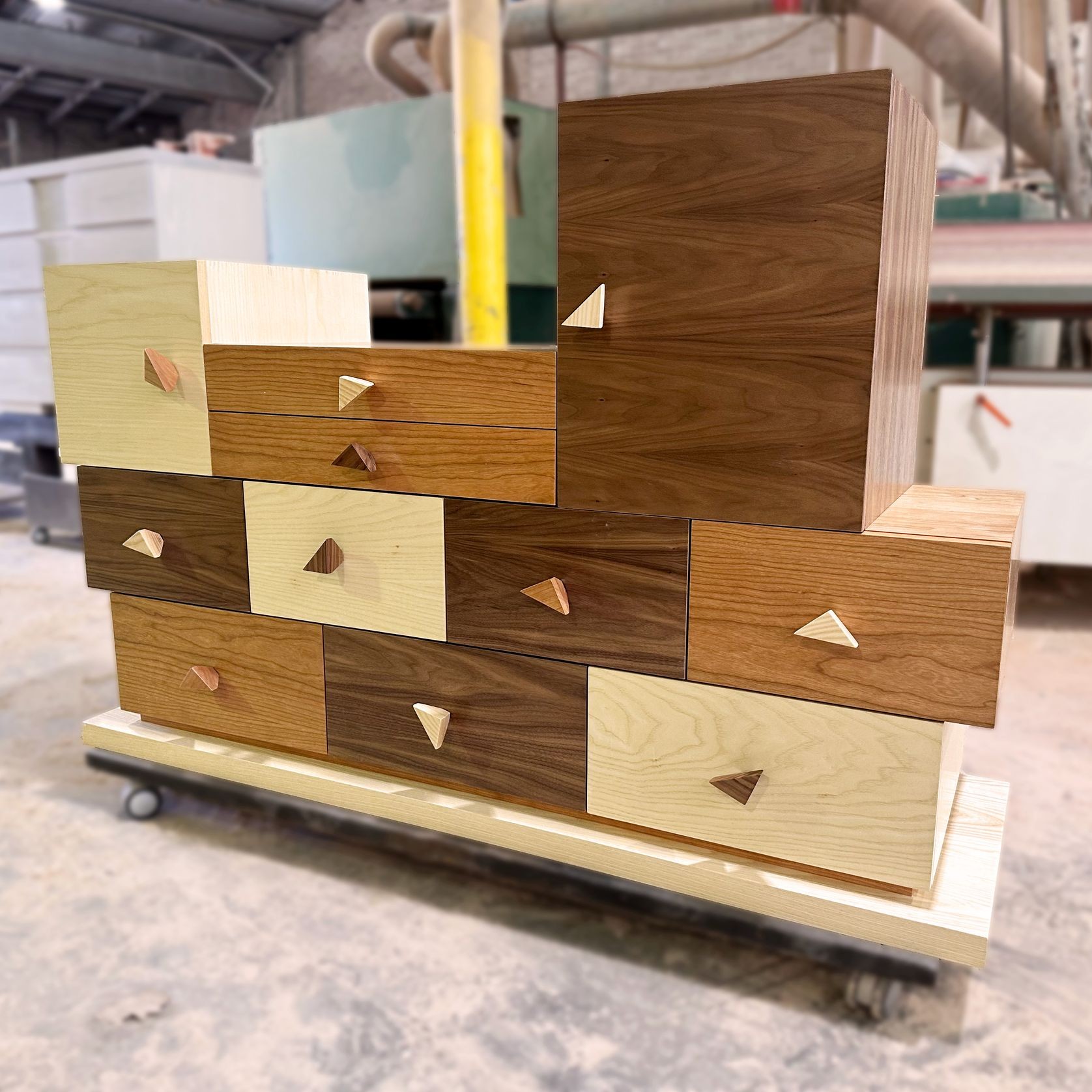 Mid Century Modern Stepped Drawer gallery detail image
