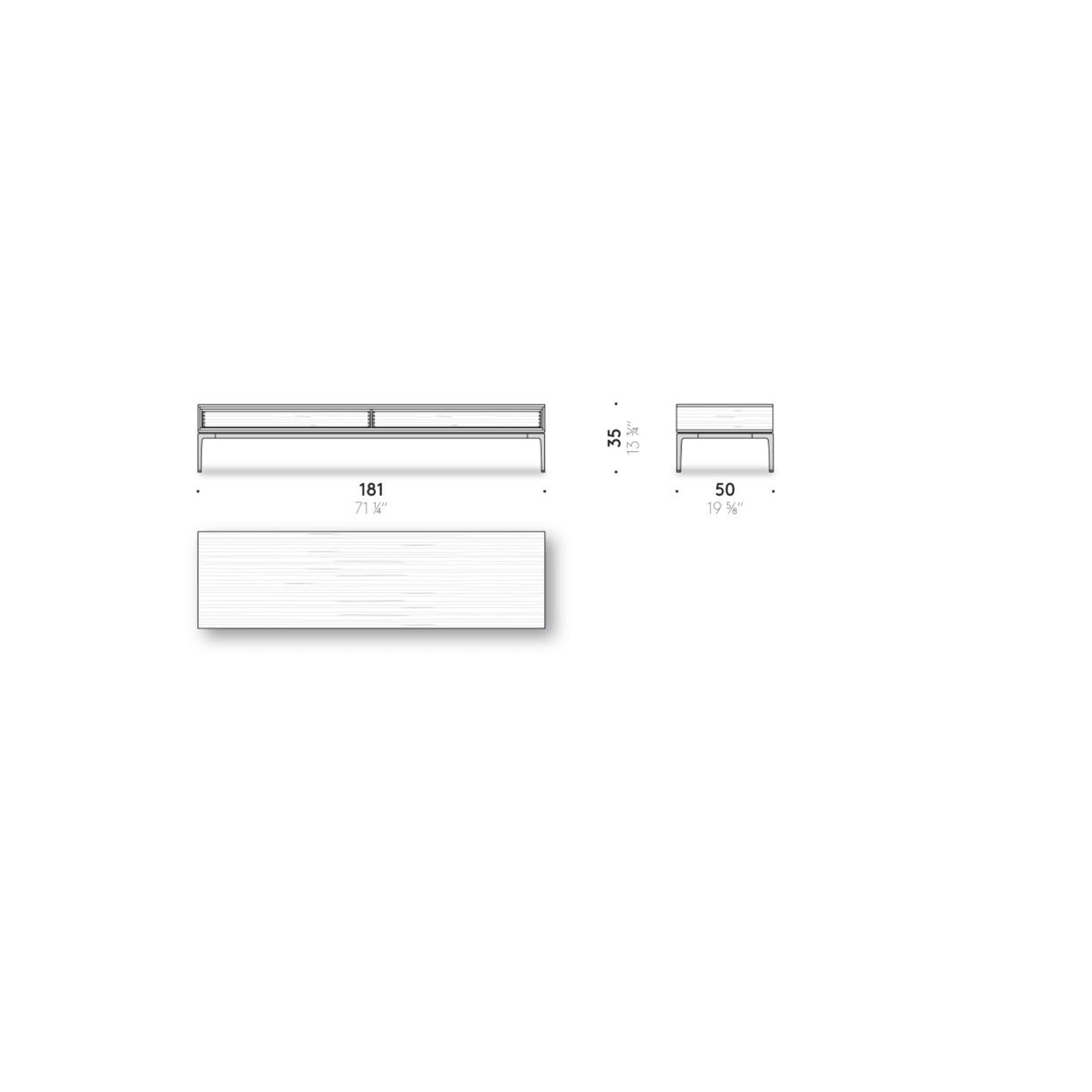 Horizontal Cabinet by DePadova gallery detail image