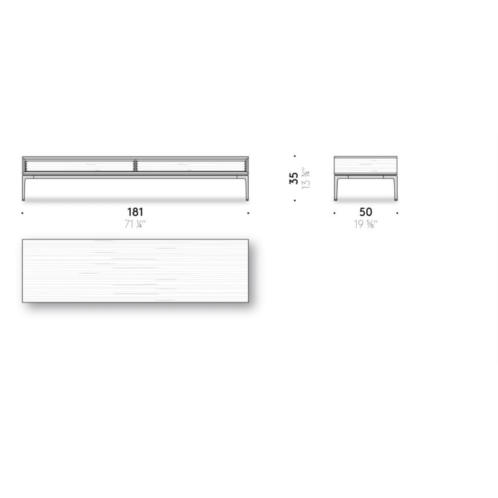 Horizontal Cabinet by DePadova gallery detail image