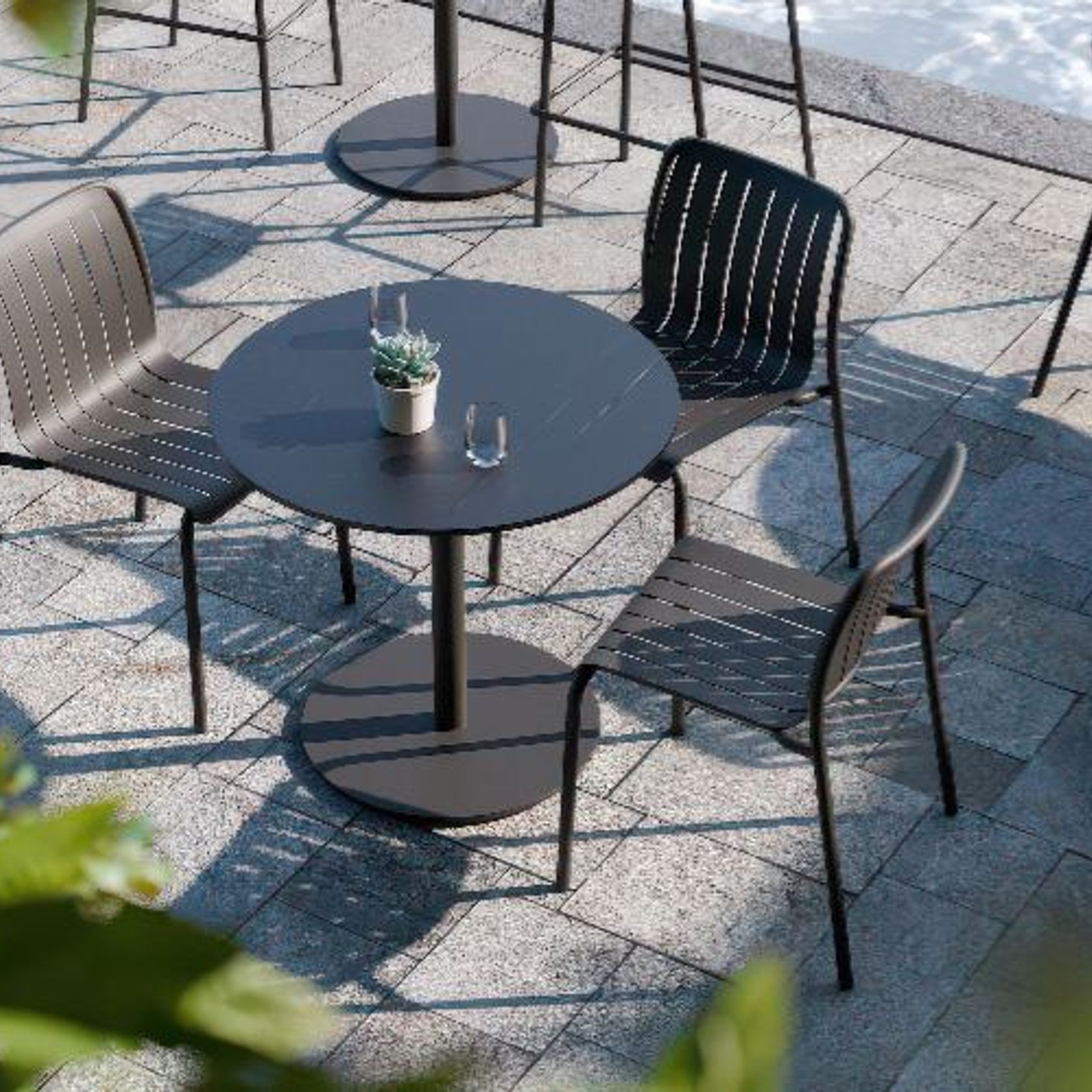 Roku Solara Outdoor Compact Laminate Cafe Table gallery detail image