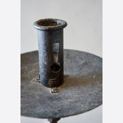 Large Antique Italian Wrought-Iron Candlesticks (Pair) gallery detail image