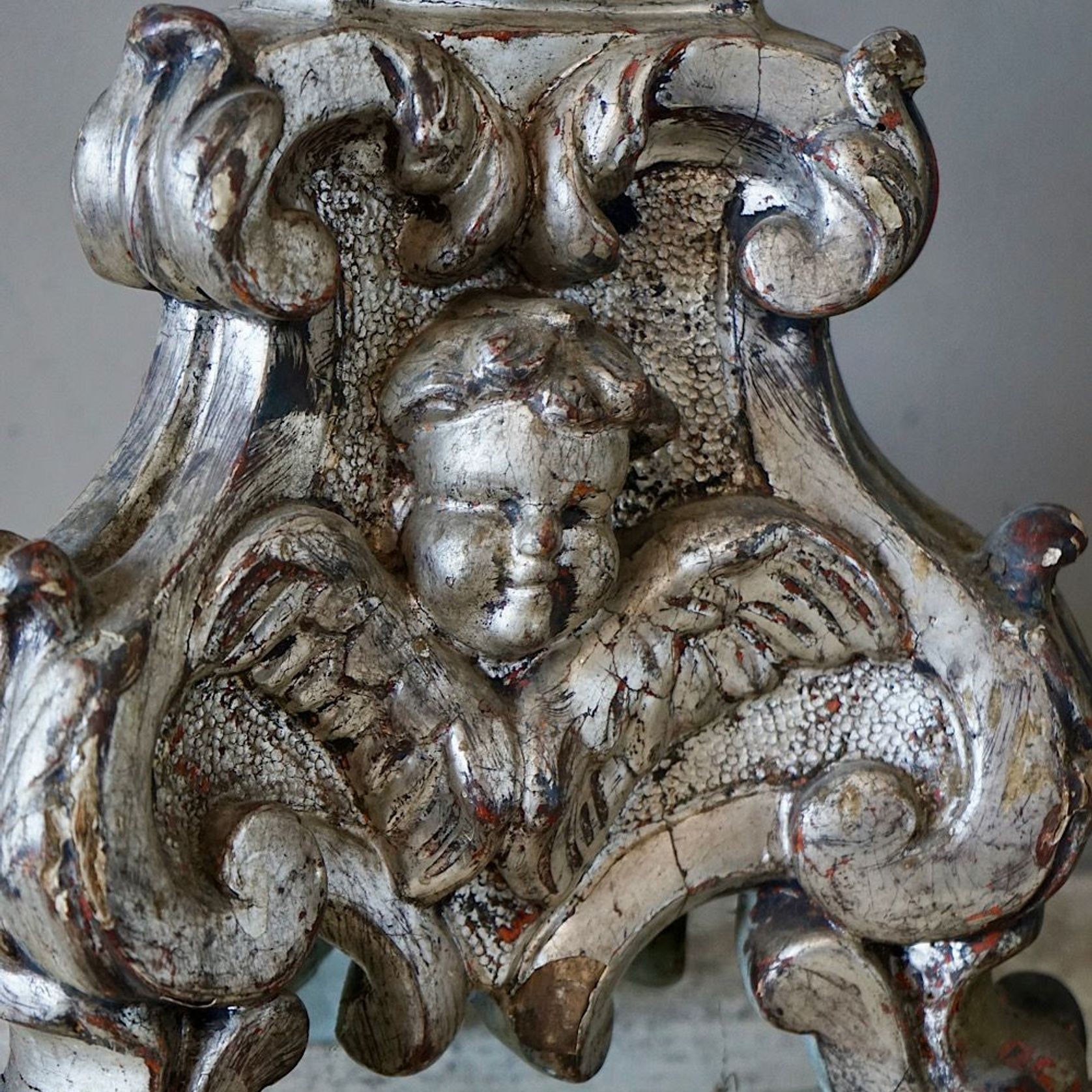 Antique Italian Torchere Candlesticks gallery detail image