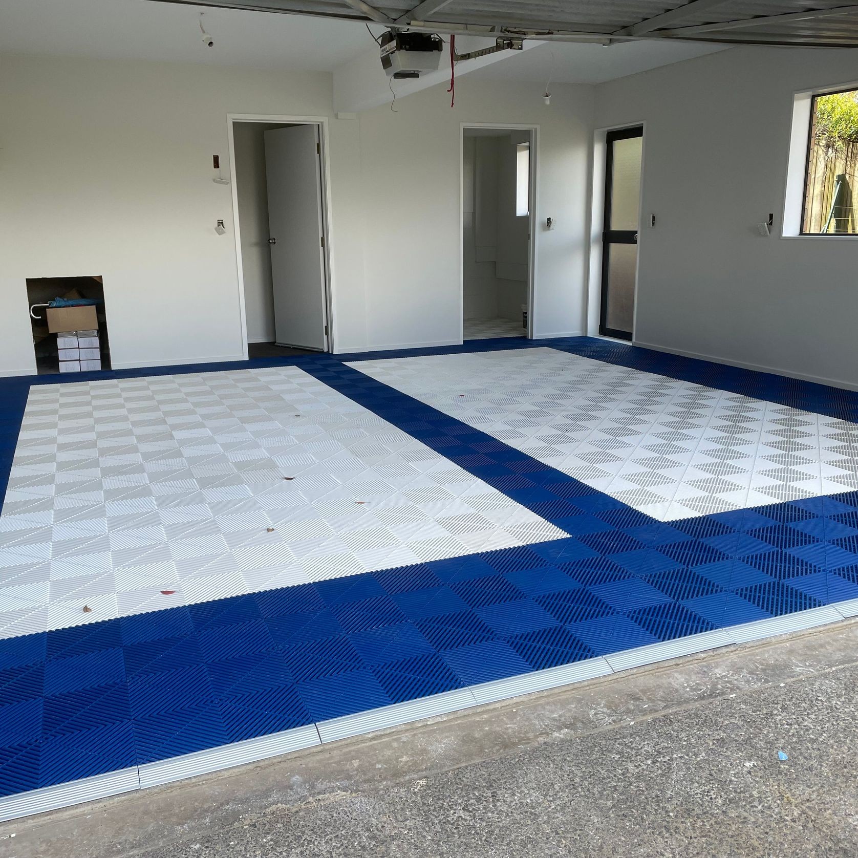 Ribtrax Modular Floor Tiles Royal Blue ArchiPro NZ