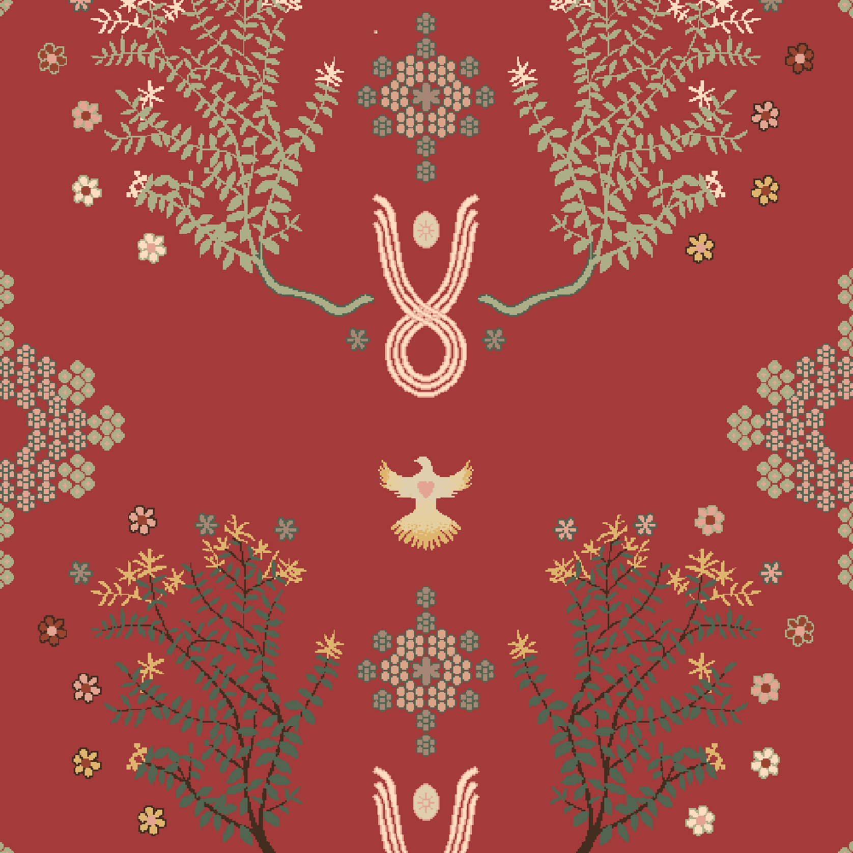 Emerald Garden Rugs by Miranda Brown gallery detail image