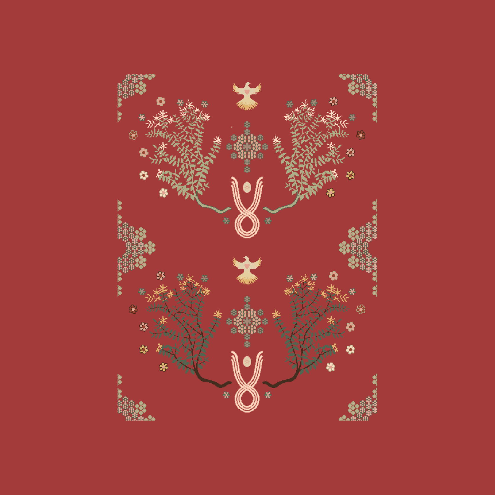 Emerald Garden Rugs by Miranda Brown gallery detail image