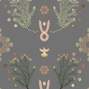 Emerald Garden Axminster Roll Carpet by Miranda Brown gallery detail image
