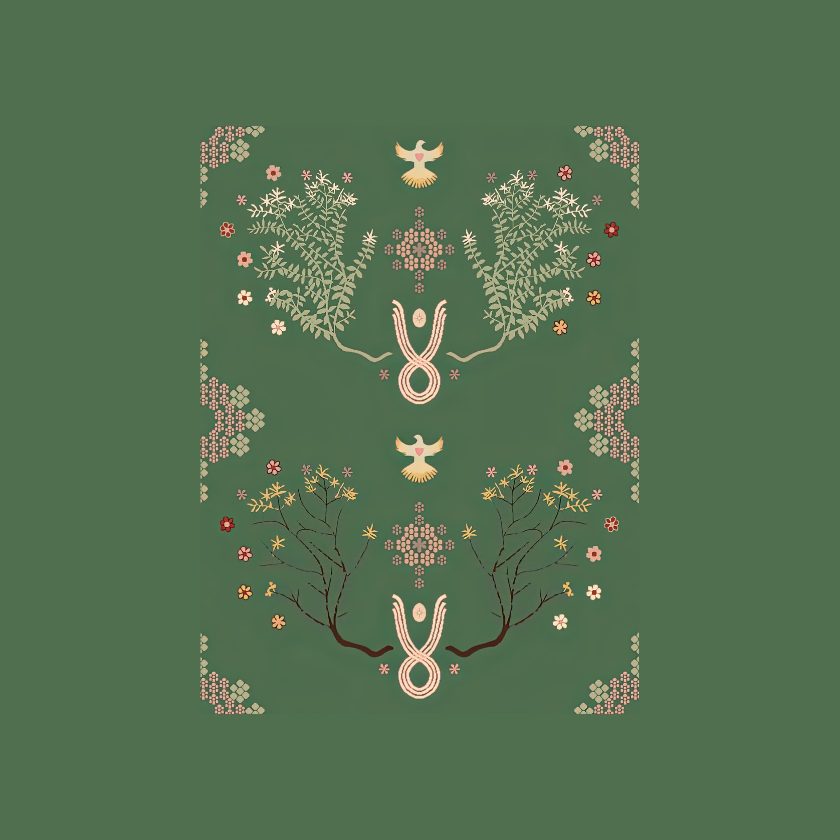 Emerald Garden Rugs by Miranda Brown gallery detail image