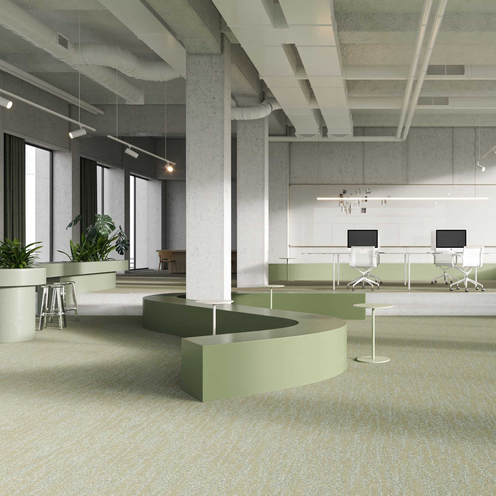 Grind carpet tiles Handcraft Collection by ​​modulyss® gallery detail image