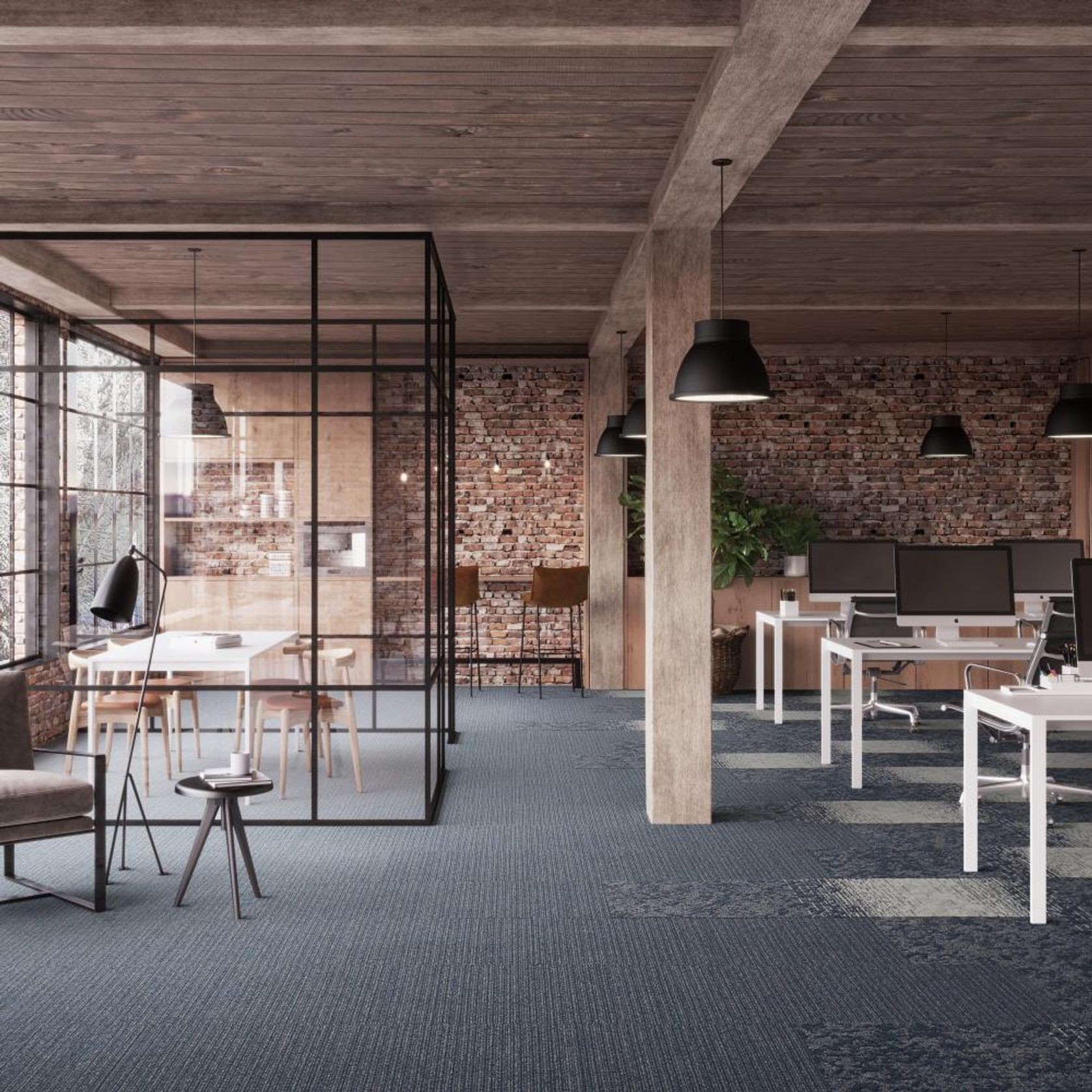 modulyss® First Streamline Carpet Tiles gallery detail image