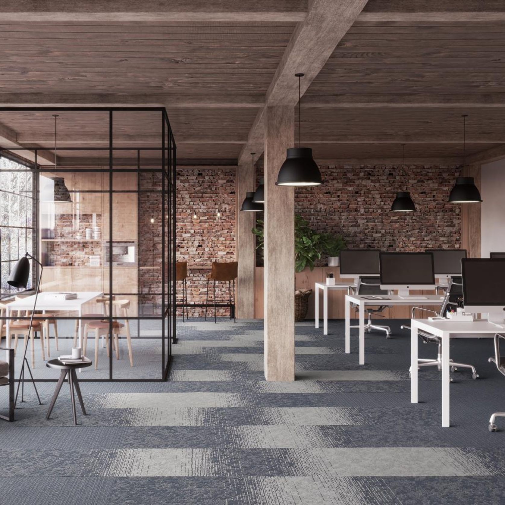modulyss® First Streamline Carpet Tiles gallery detail image