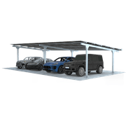 Modular Light Steel Commercial Solar Carport gallery detail image