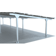 Modular Light Steel Commercial Solar Carport gallery detail image