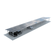 Modular Light Steel Commercial Solar Carport gallery detail image