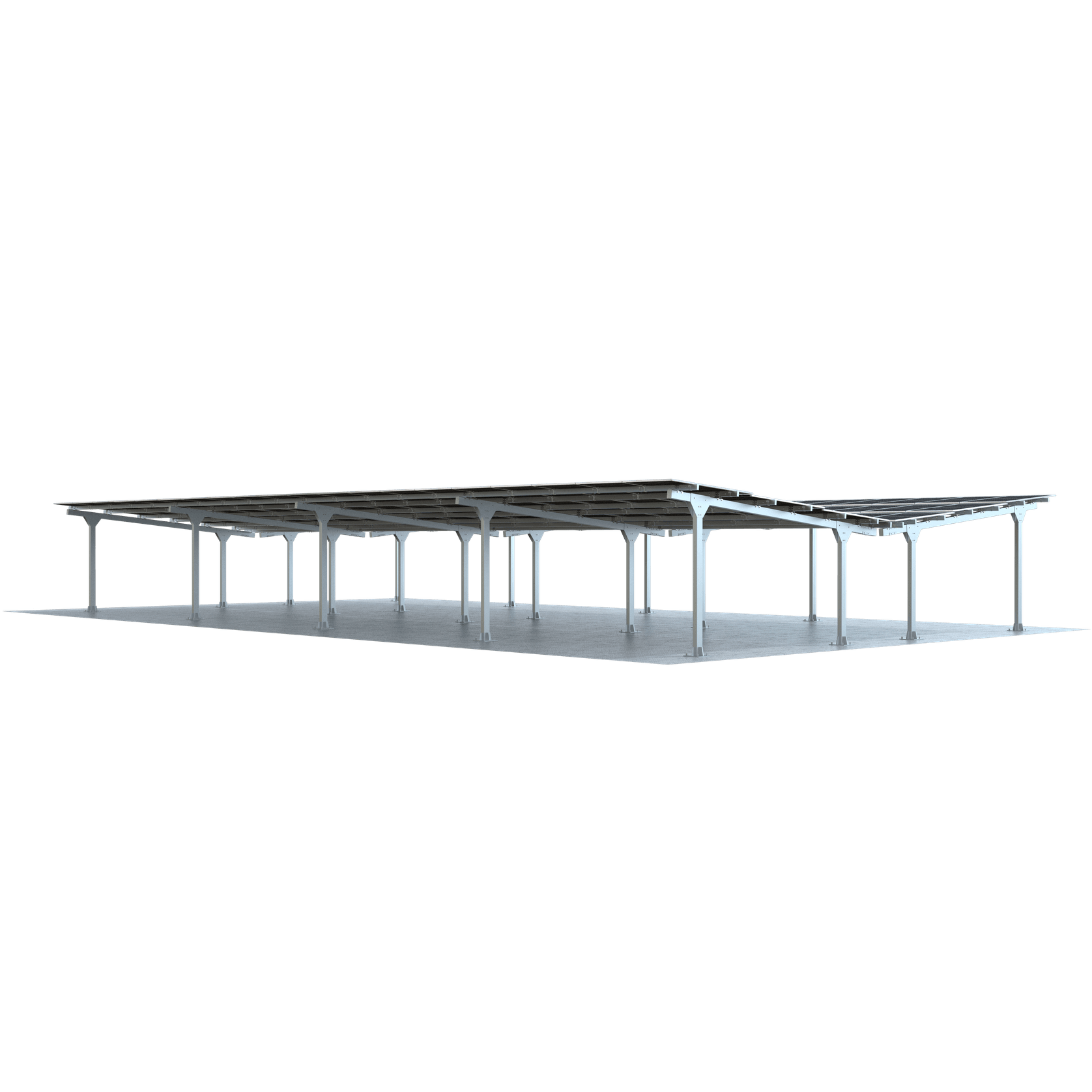 Modular Light Steel Commercial Solar Carport gallery detail image