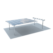 Modular Light Steel Commercial Solar Carport gallery detail image