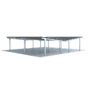 Modular Light Steel Commercial Solar Carport gallery detail image