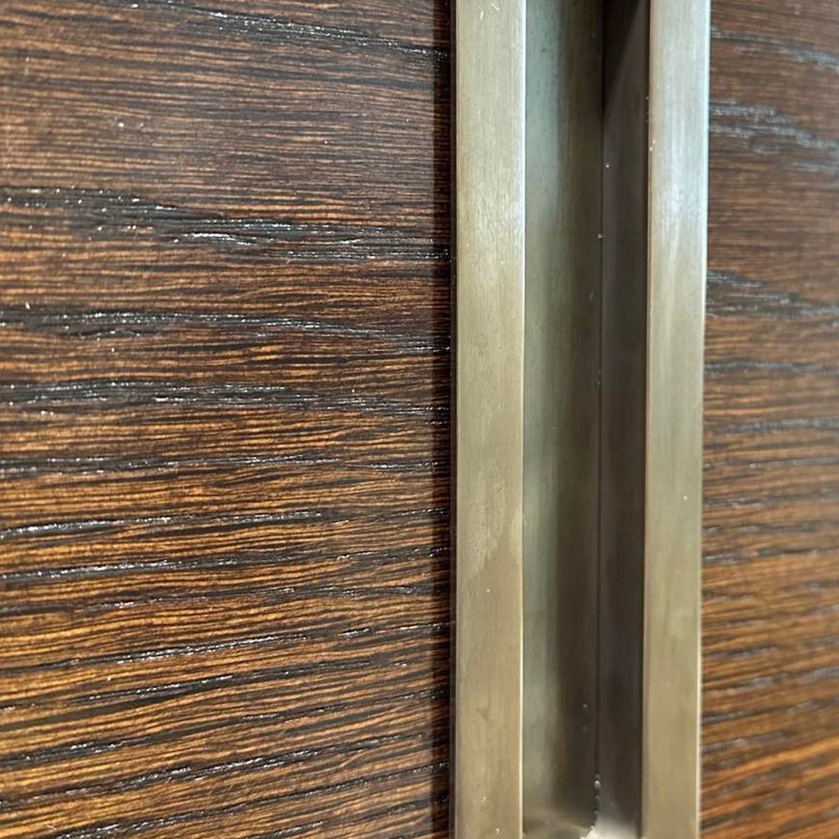 HB 860 Brass Soft Edge Flush Pull for Sliding/Cavity Doors gallery detail image