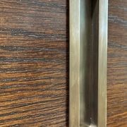 HB 860 Brass Soft Edge Flush Pull for Sliding/Cavity Doors gallery detail image