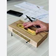 HB890 Brass Soft Edge Privacy Lock for Sliding Doors gallery detail image