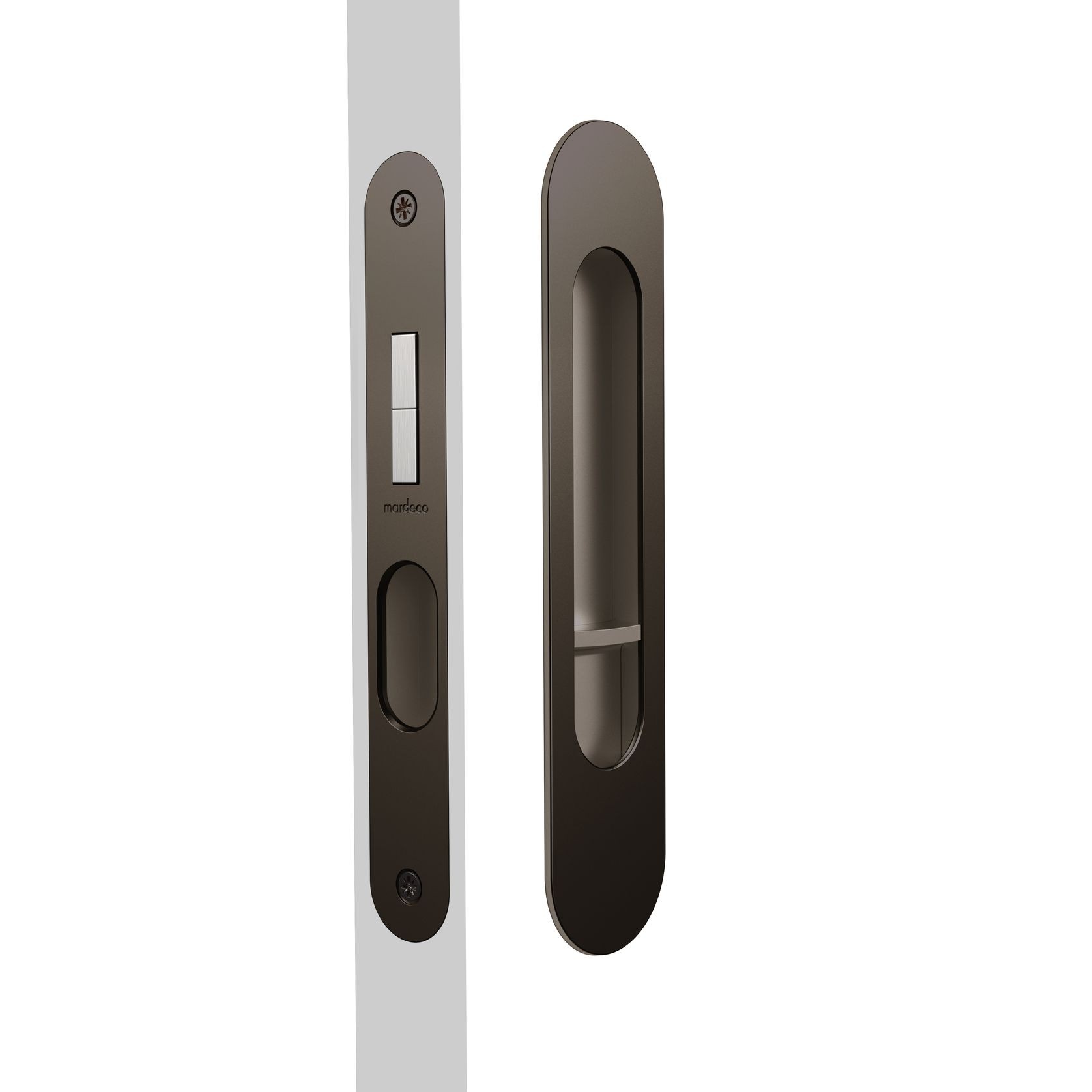 Oval M-Series 9004 Flush Pull Privacy Set gallery detail image